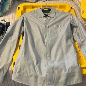 Ted Baker Light gray Casual Button-Down Shirt